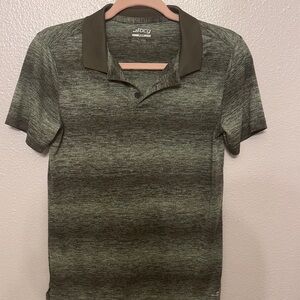 Greg Norman Collection Green Heather Polo